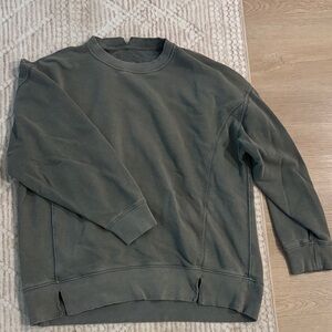 Aerie Green Crewneck Sweatshirt